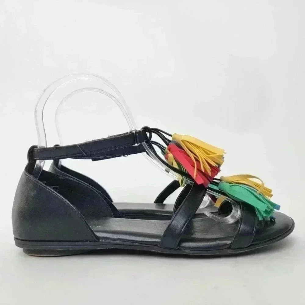 Rainbow Tassle Sandals │ 5 - Picture 8 of 11